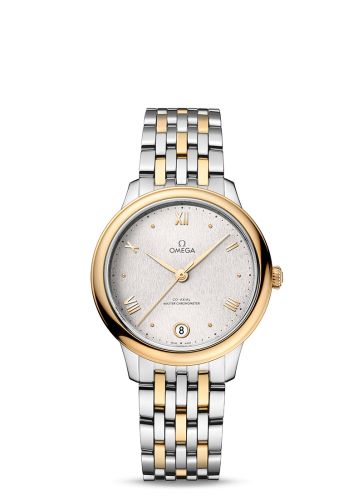 Omega De Ville Master Chronometer 34 Stainless Steel - Yellow Gold / Silver / Bracelet